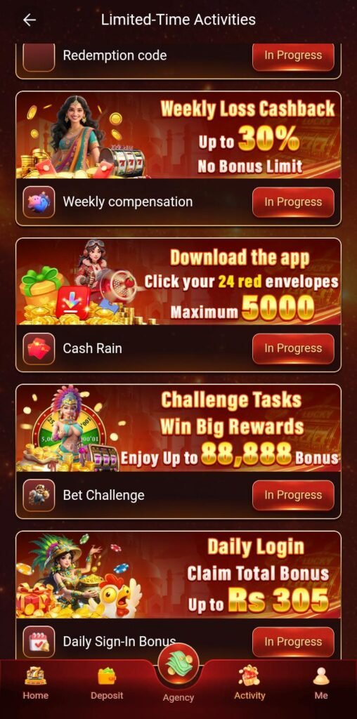 666Rs Game presents a straightforward and uncluttered layout designed for quick navigation.
